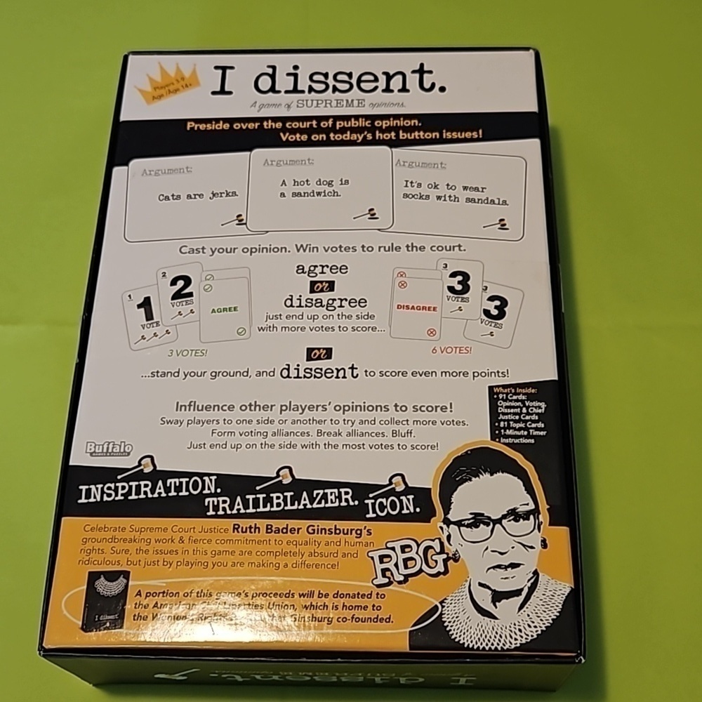 I Dissent A Game Of Supreme Options EUC - Picture 3 of 6